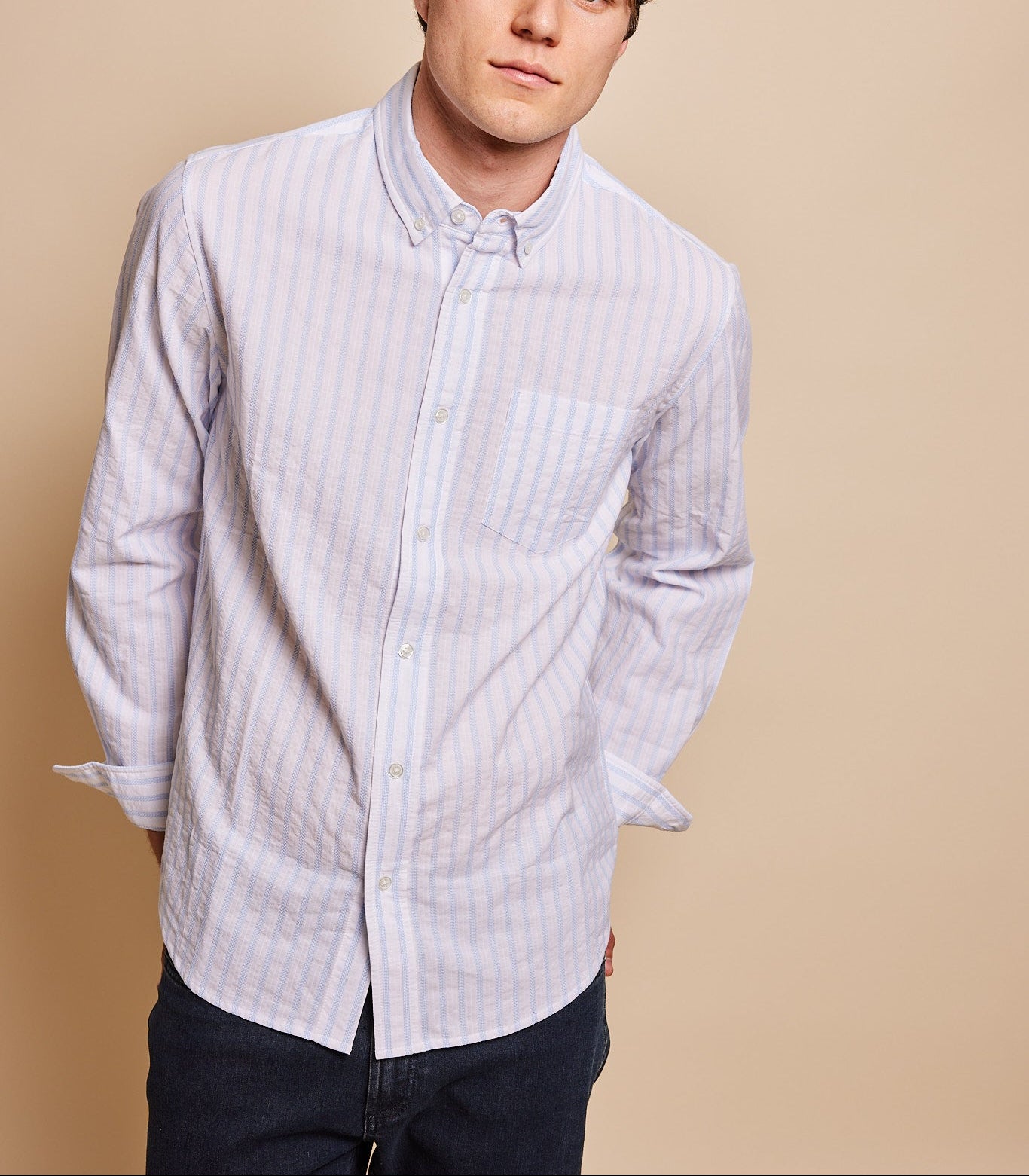 Ellis Long Sleeve Buttondown Collar Shirt