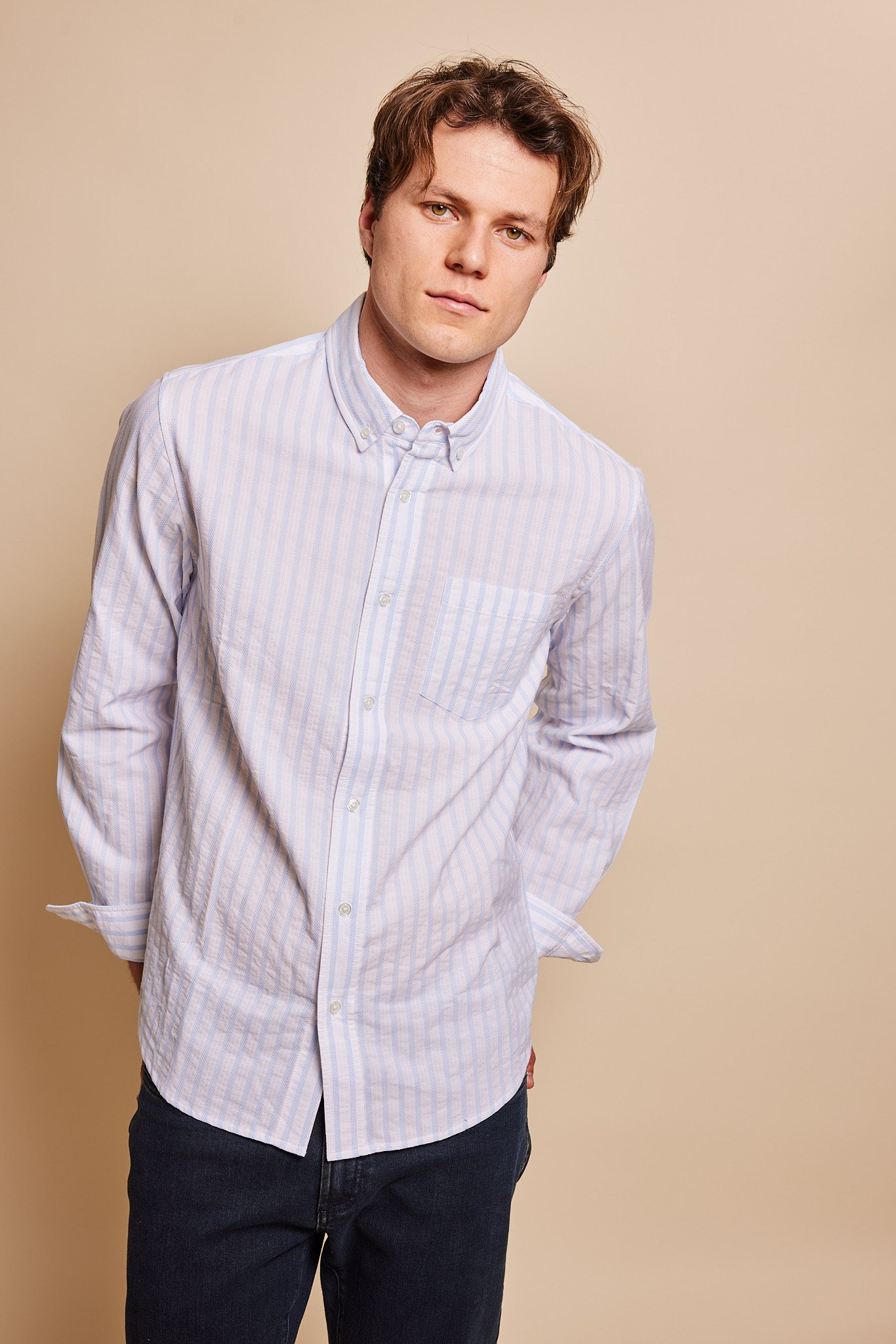 Ellis Long Sleeve Buttondown Collar Shirt
