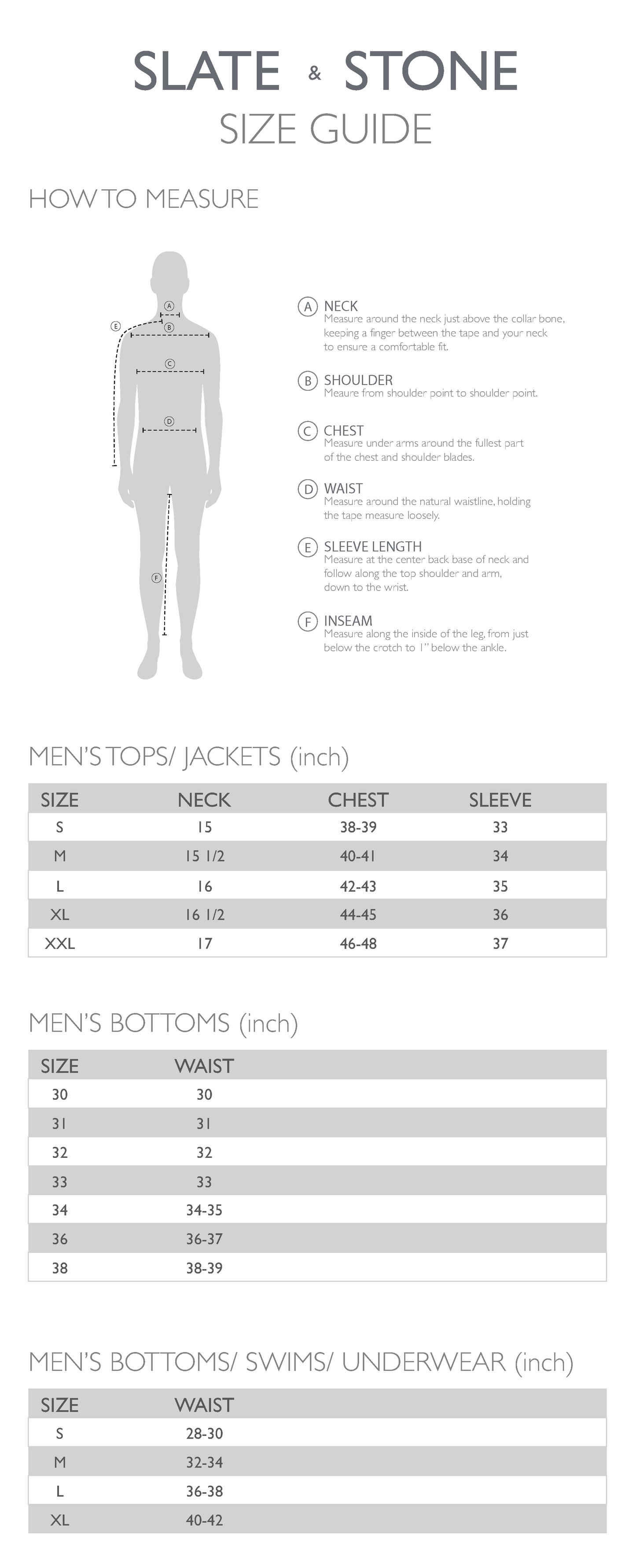 Sizing Guide