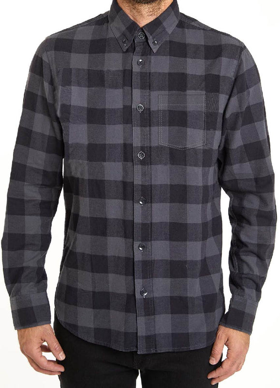 l/s-flannel-button-down-shirt-with-pocket-CHARCOAL-BUFFALO-CHECK