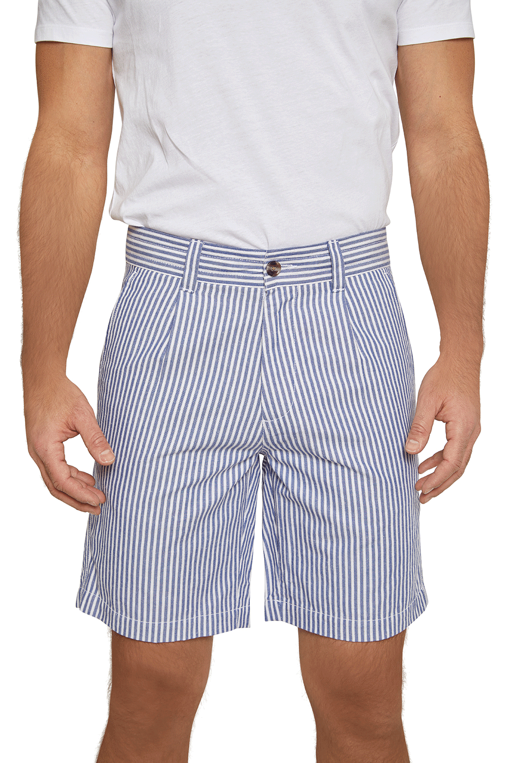 Cotton Linen Pleated Short