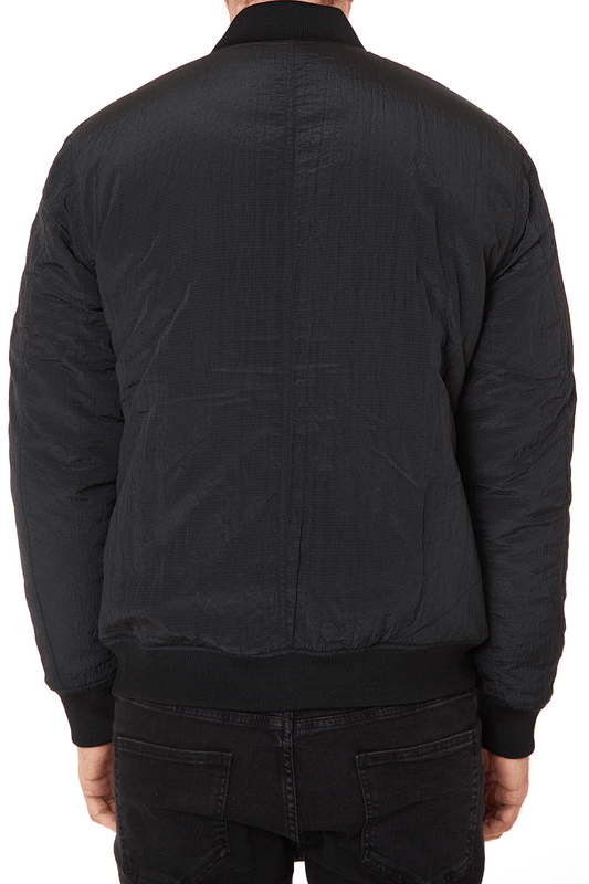 ripstop nylon bomber jacket